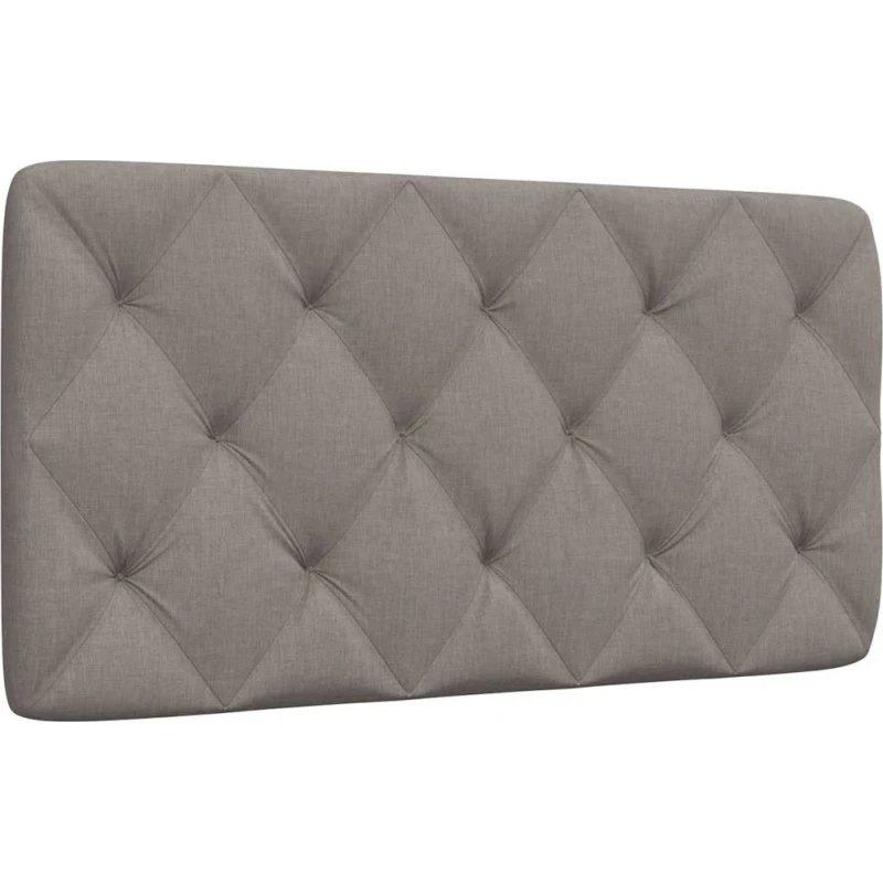 vidaXL Gavlpude 100 cm Gråbrun Stof