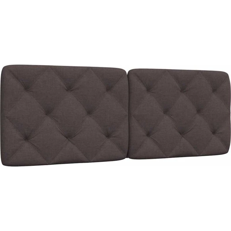 vidaXL Gavlpude 120 cm Mørkebrun