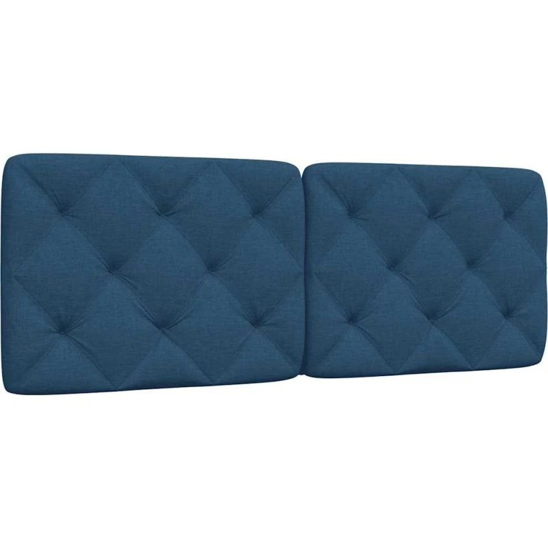 vidaXL Gavlpude 120 cm Stof Blå