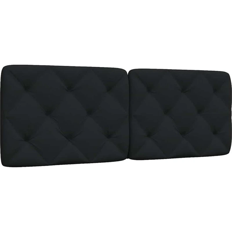 vidaXL Gavlpude 140 cm Stof Sort