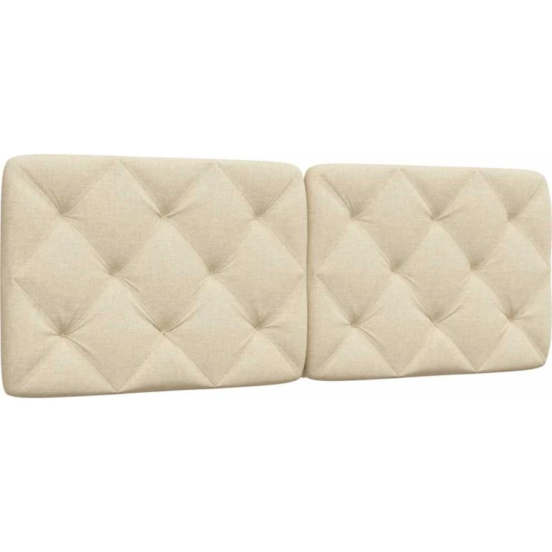 vidaXL Gavlpude 140 cm Creme, Stof