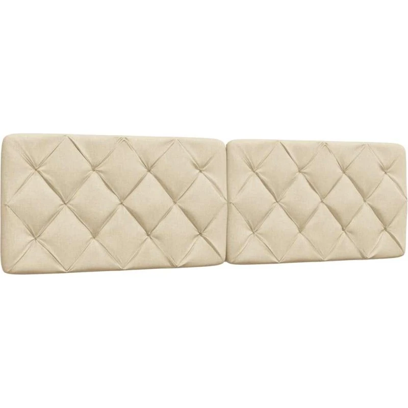 vidaXL Gavlpude 180 cm Creme Stof