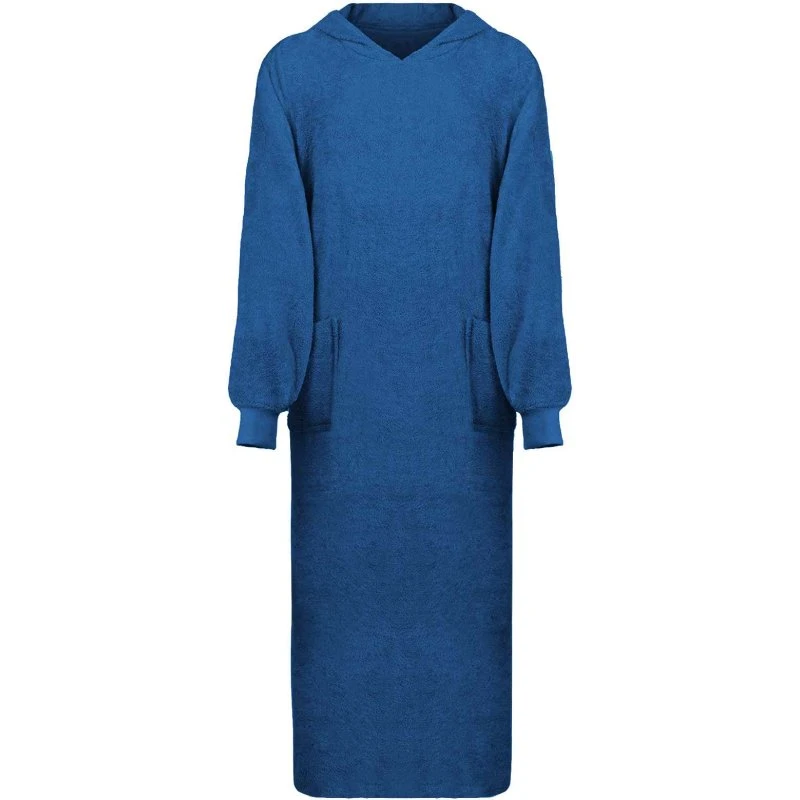 vidaXL Tæppe-hoodie KINN Marineblå XXL Bomuld
