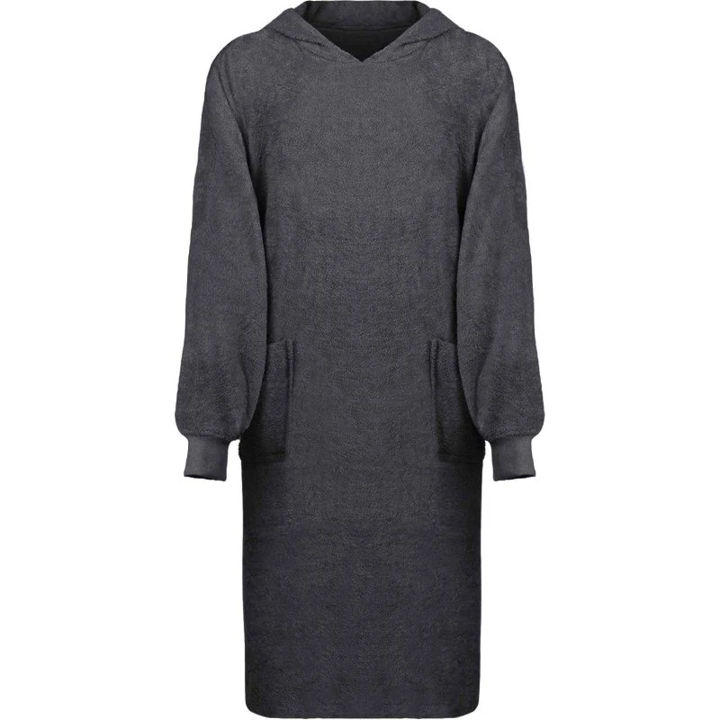 vidaXL Tæppe-hoodie KINN Antracit XL Bomuld