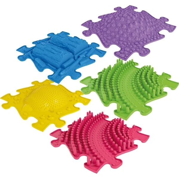 MUFFIK Sansegulv 3D - 5 taktile plader