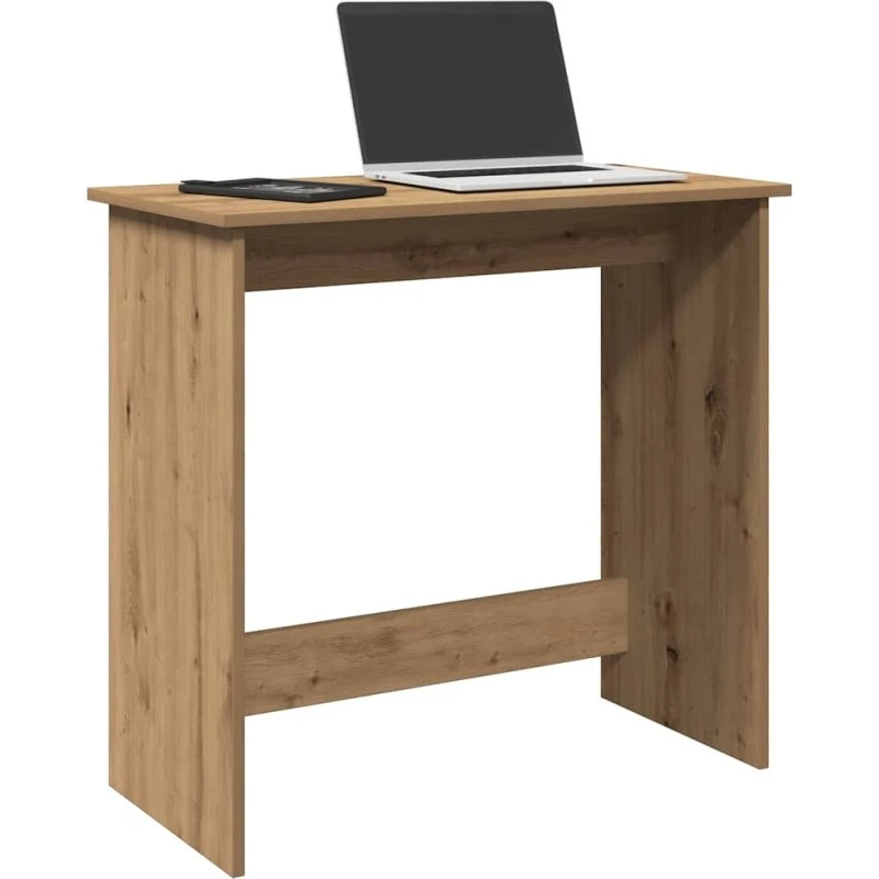 vidaXL Skrivebord 80x40x75 cm konstrueret træ kunsteg