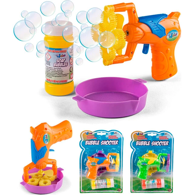 Sæbeboblepistol 118 ml – batteridrevet (inkl. kar)