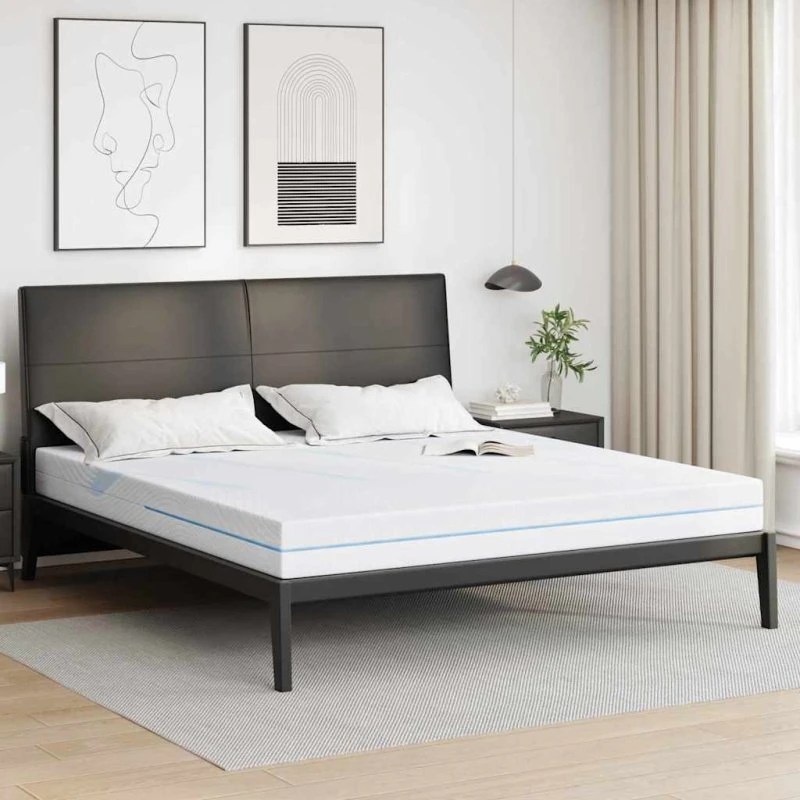 vidaXL Madras Hvid 200 x 200 cm Jacquard