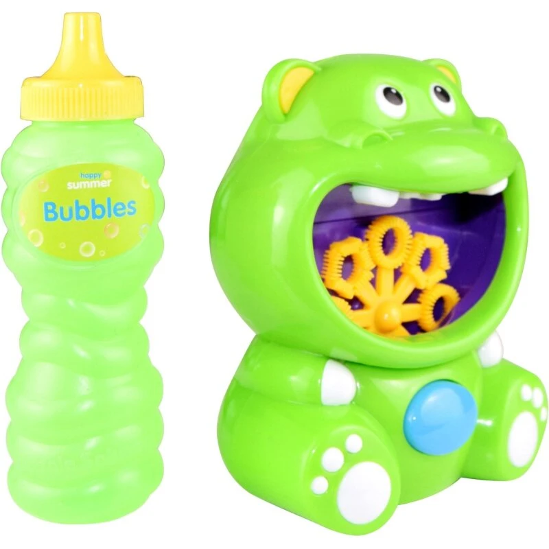 Happy Summer Sæbeboblemaskine Flodhest (3+)