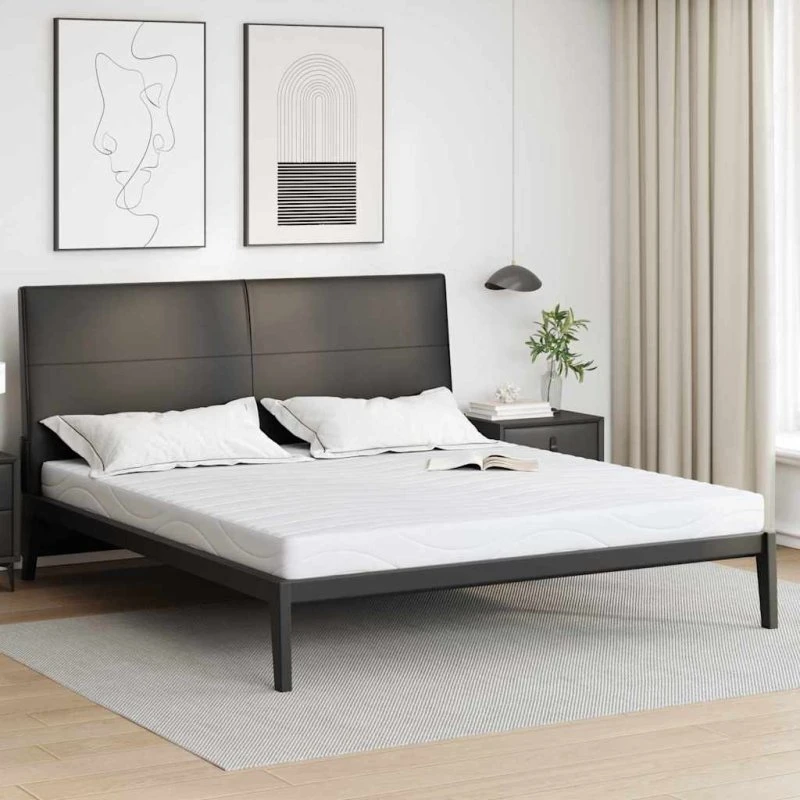 vidaXL Madras Hvid 180x200 cm Gel Memory Skum