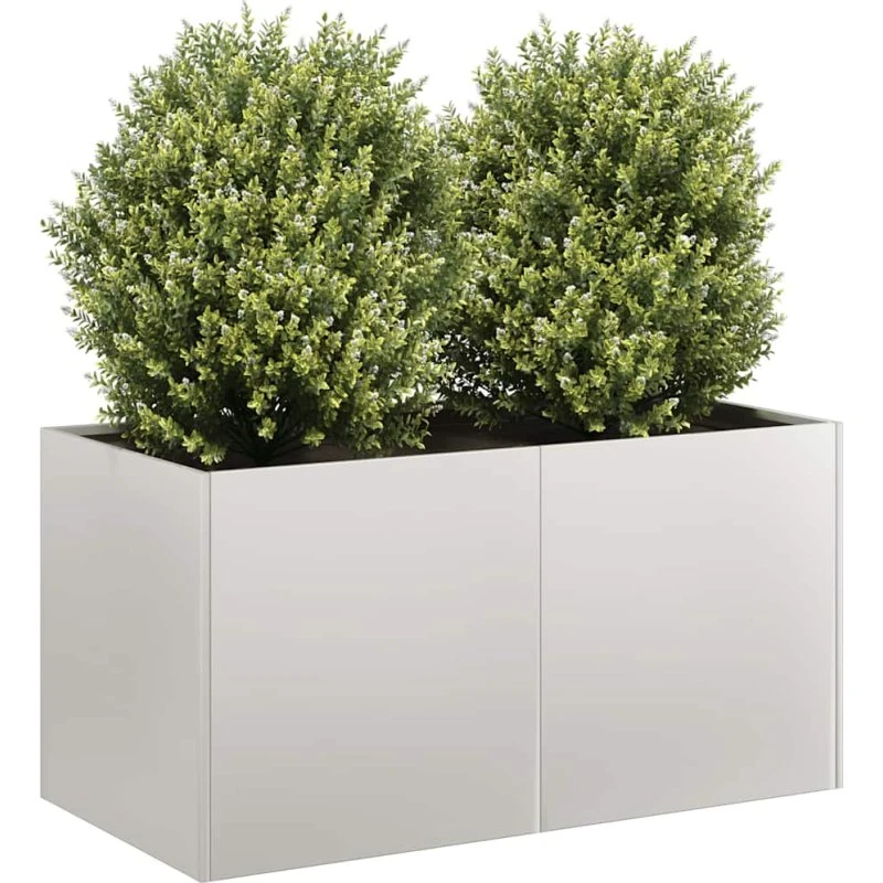 vidaXL Plantekasse 80x40x40 cm rustfrit stål