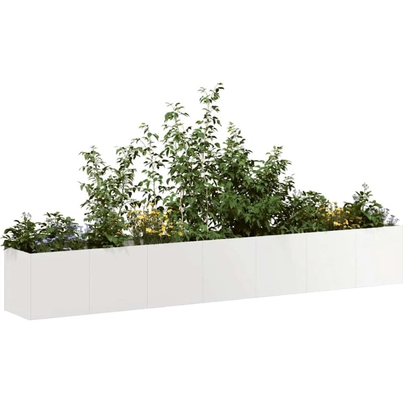 vidaXL Plantekasse 280x40x40 cm rustfrit stål