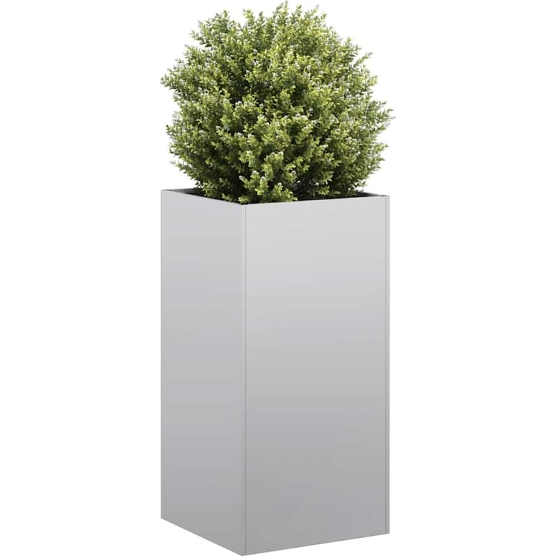 vidaXL Plantekasse 40x40x80 cm galvaniseret stål