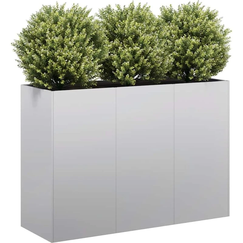 vidaXL Plantekasse 120x40x80 cm Galvaniseret Stål