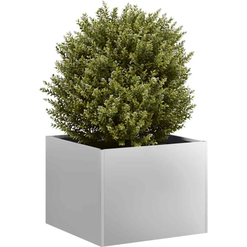 vidaXL Plantekasse 40x40x30 cm galvaniseret stål