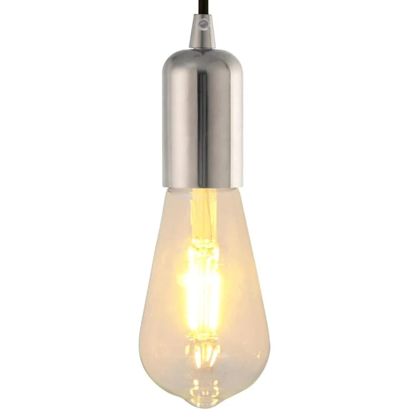 vidaXL lampeholdere 2 stk rød bronze satin E27