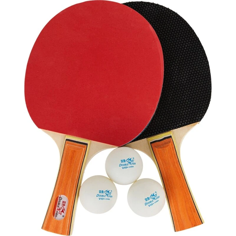 Double Fish 036A 1-Star bordtennisbat sæt (3 bolde)