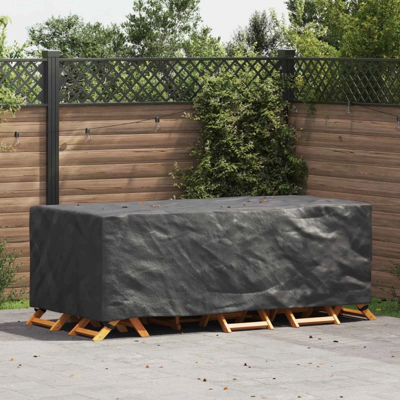 vidaXL Møbelbetræk Sort 220x110x70 cm 210D