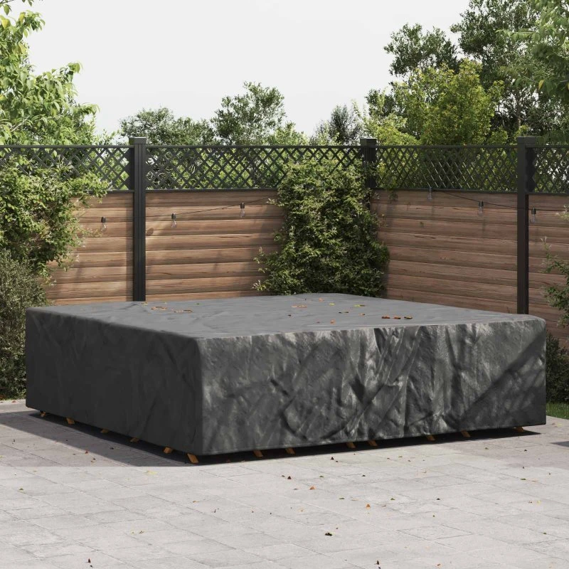vidaXL Møbelbetræk Sort 260x260x90 cm 600D