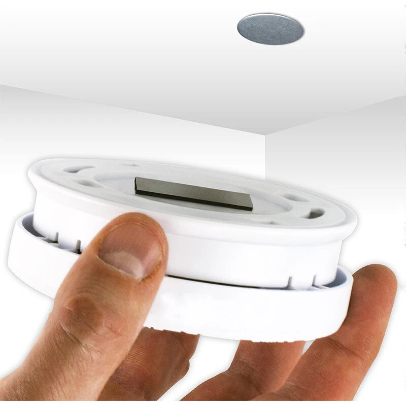 Alecto MK-2 magnetisk Ø60 mm monteringssæt til røg- og CO-alarm