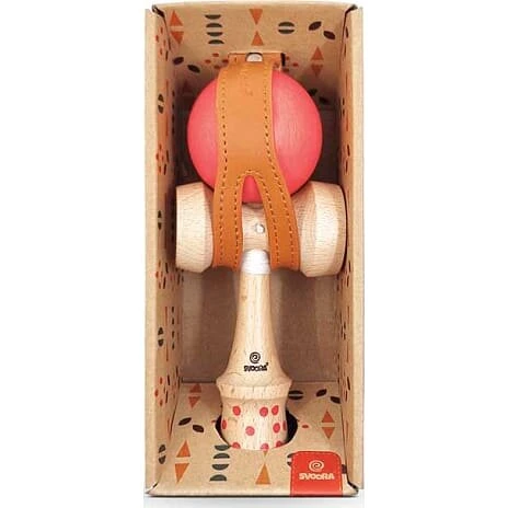 Kendama trælegetøj, rød (fra 6 år)