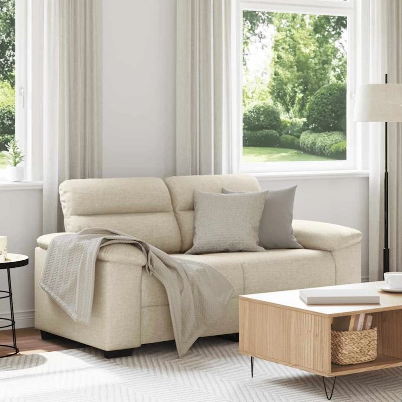 vidaXL 2-personers sofa 160x81x84 cm hør
