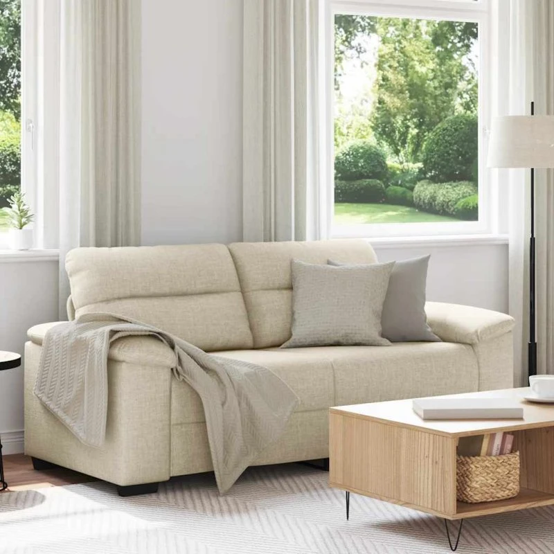 vidaXL 2-personers sofa 180x81x84 cm hør