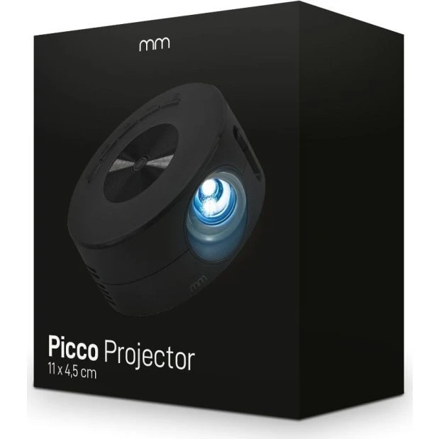 MikaMax PICCO-PROJEKTOR, USB, Sort, 10 lumens