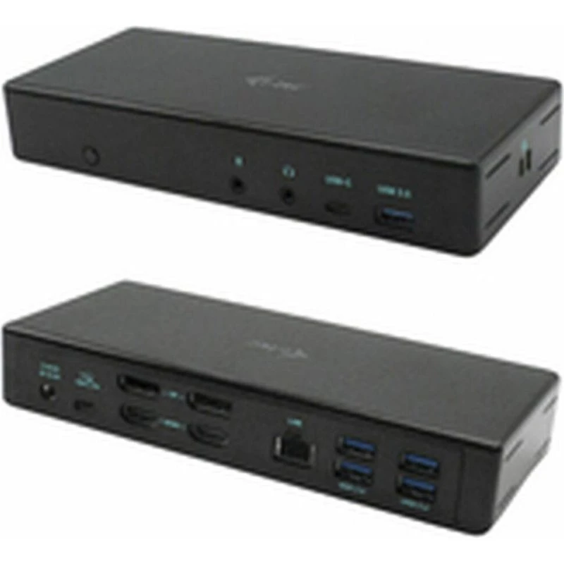 I-Tec Quattro Display Dockingstation USB-C 85W, 4 skærme, sort