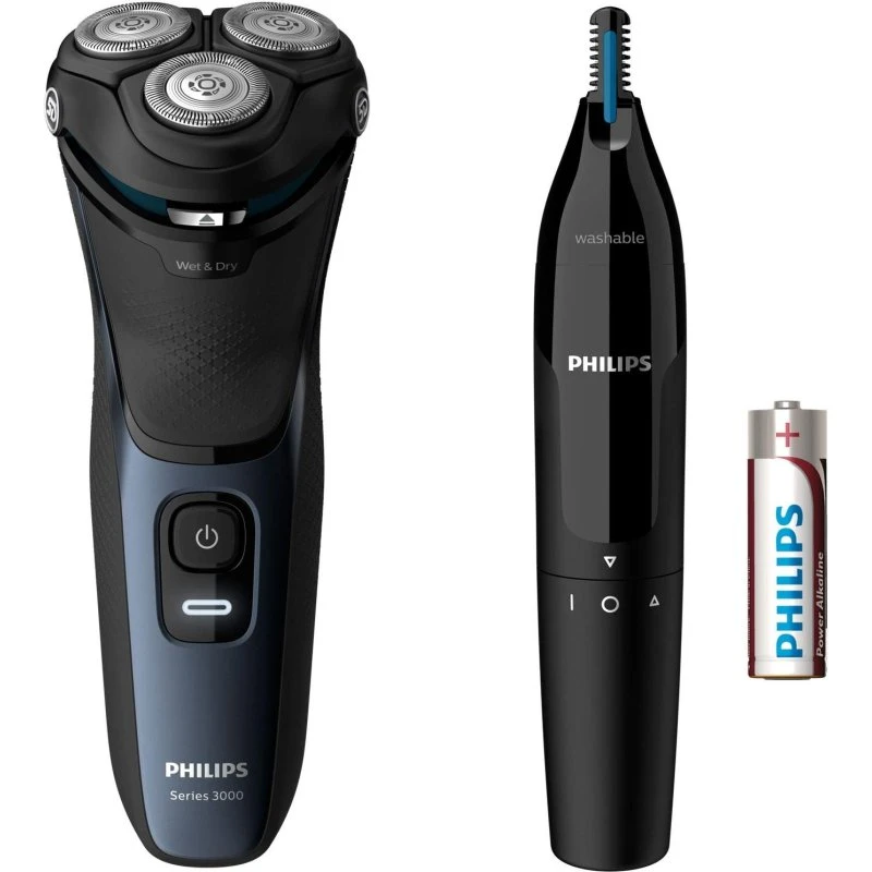 Philips S3134/57 Barbermaskine + Næse- og Øretrimmer