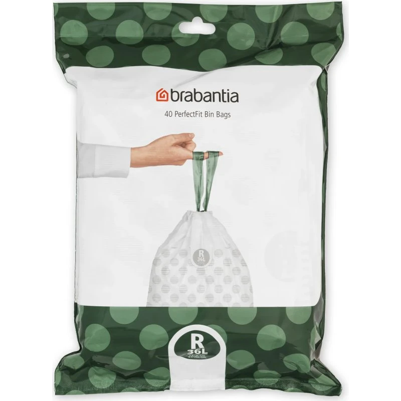 Brabantia PerfectFit Affaldspose 36 L, 40 stk