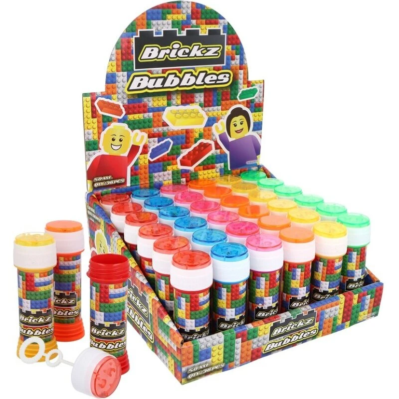 Byggeklodser Sæbebobler 50 ml – Flaske med kuglespil