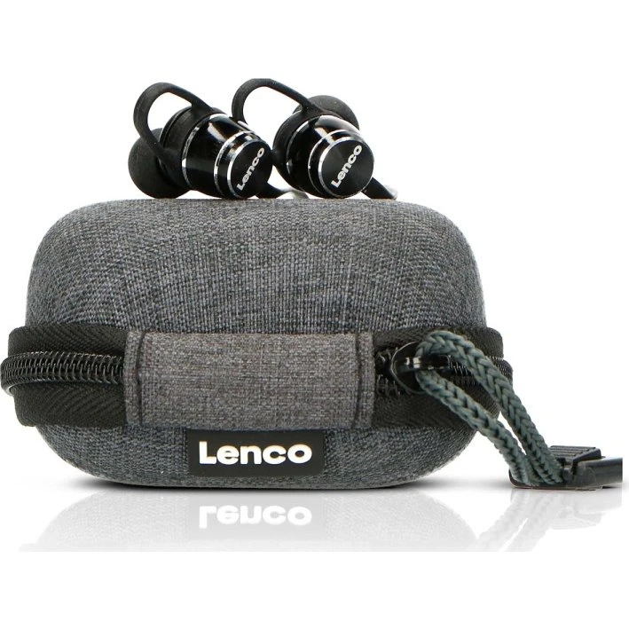 Lenco EPB-160 Svedtætte Bluetooth-ørepropper med Powerbank-etui, Sort