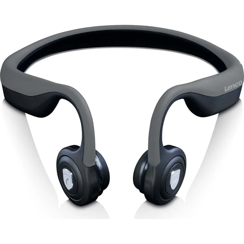 Lenco HBC-200GY Bone Conduction Bluetooth-hovedtelefoner, Sort