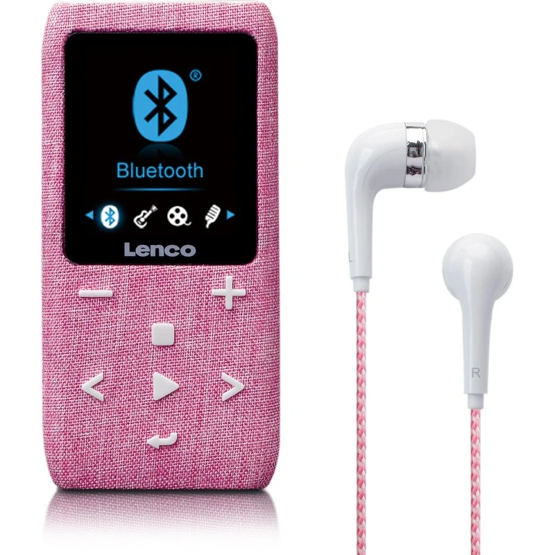 Lenco XEMIO-861PK MP3/MP4-afspiller med Bluetooth, 8 GB, lyserød