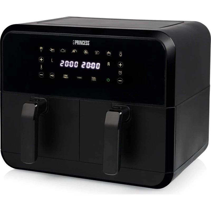 Princess Airfryer 2x4L 2400W med Dobbeltkurve
