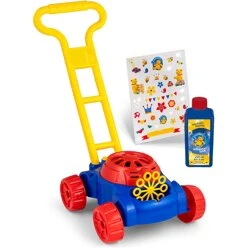 Pustefix Sæbeboblemaskine - Græsslåmaskine (28,5×25×14,1 cm)