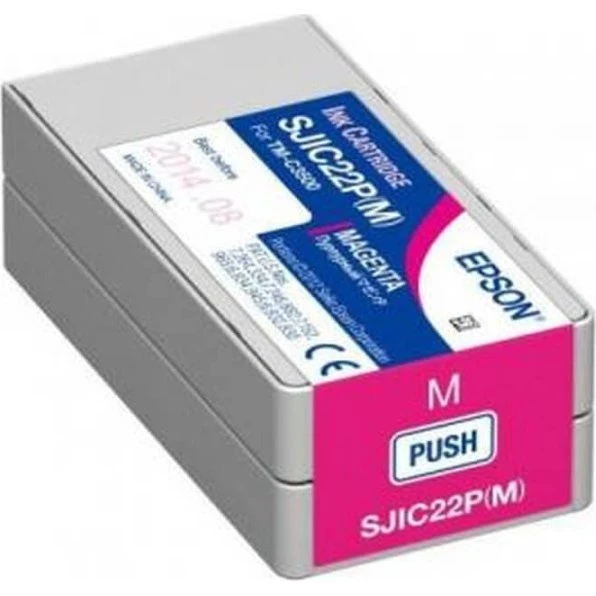 Epson SJIC22P(M) Magenta Blækpatron 32,5 ml