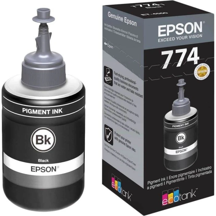 Epson T7741 Sort Blækrefill 140 ml for Ecotank
