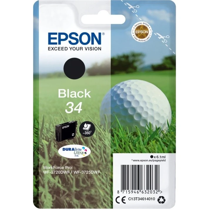 Epson 34 Sort Golf Ball DURABrite Ultra Ink