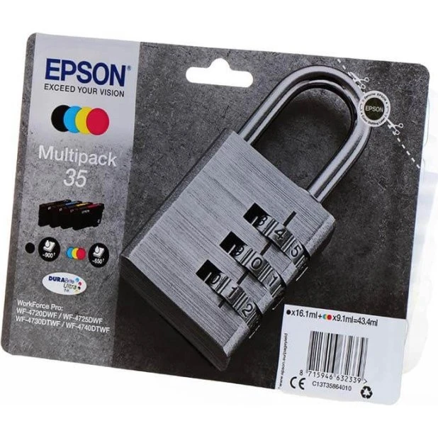 Epson 35 Multipack Sort/Gul/Cyan/Magenta C13T35864010