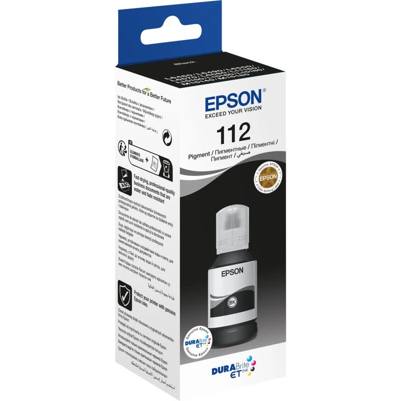 Epson EcoTank 112 Sort 127 ml (C13T06C14A)