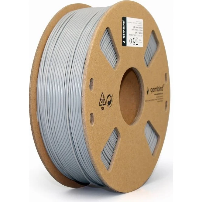 Gembird ABS Filament 1.75mm Grå 1kg