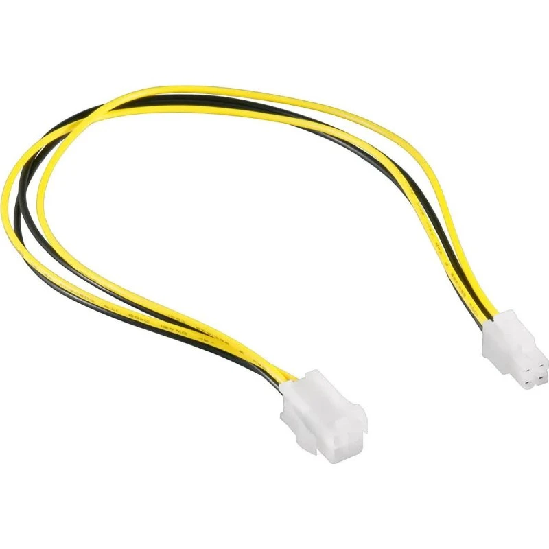 Cablexpert 4-PIN strømforlænger 30 cm Sort