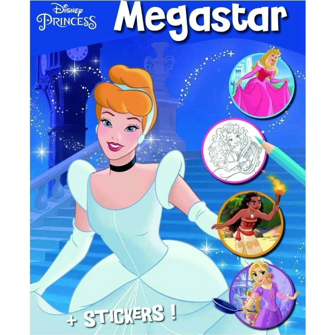 Disney Megastjerne Malebog - Prinsesse