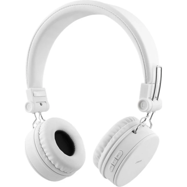STREETZ HL-BT403 Foldbar on-ear hovedtelefon, hvid