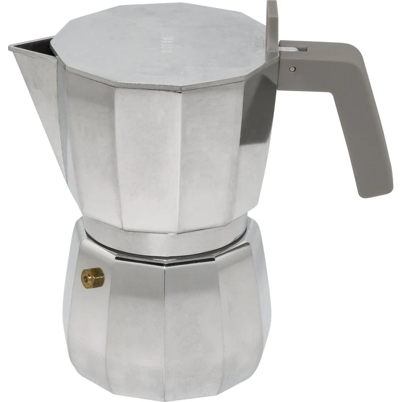 Alessi DC066 Mokka Espressomaskine, Sølv, 6 Kopper