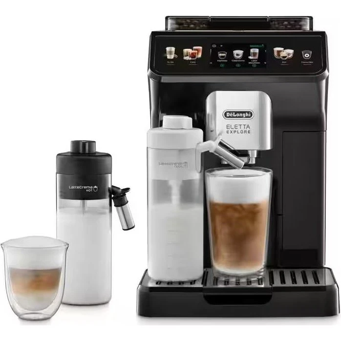 De'Longhi Eletta Explore ECAM450.55.G Grå Automatisk Espressomaskine