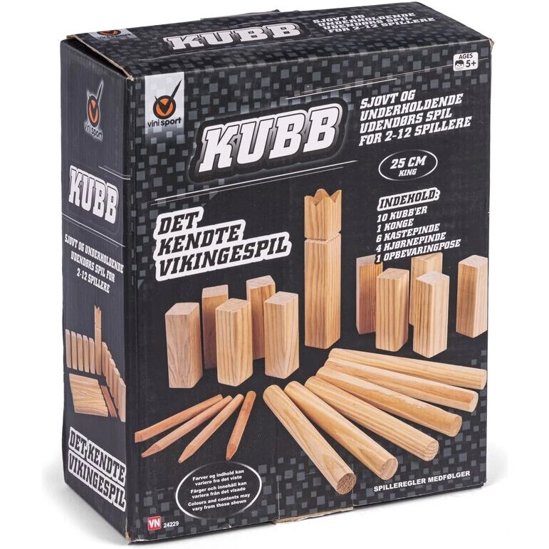 Vini Kubb Vikingespil 25 cm