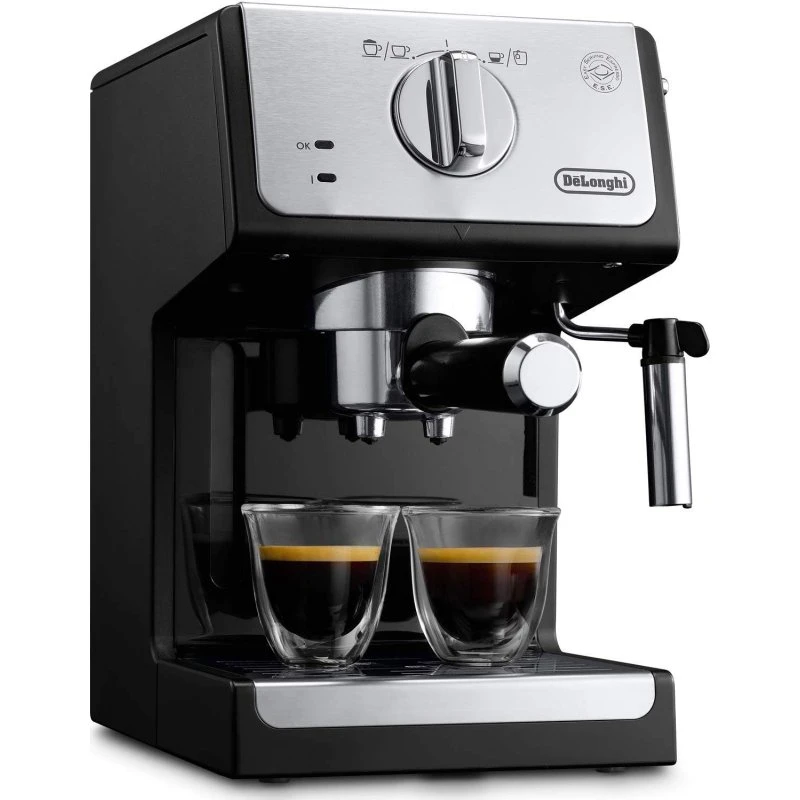 DeLonghi ECP33.21.BK Active Line Espressomaskine med Mælkeskummer, Sort